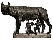 Capitoline Wolf. Its ancient origin is now in doubt.