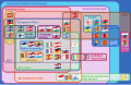 Euler diagram visualizing a real situation, the relationships between various supranational European organizations. (clickable version)