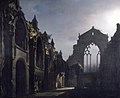 The Ruins of Holyrood Chapel, painting by Daguerre (1824)