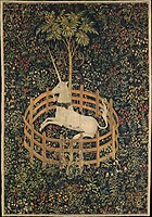 "The Unicorn Rests in a Garden"