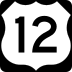 Business U.S. Highway 12 marker