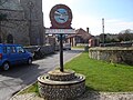 The village sign depicts a lifeboat