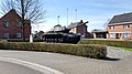The tank monument near the Zutendaal Air Base.