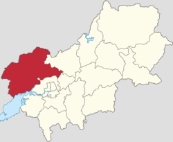 Location within Yanqing District