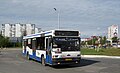 MAZ-104 bus in Nizhnevartovsk