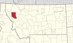Location in Montana