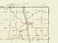 1872 Land plat of the Yankton Sioux Pipestone Reservation held by the National Park Service