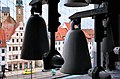 Aufhängung der Glocken im Freiberger Rathausturm