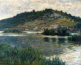 Paisaje en Port-Villez, 1883, by Claude Monet