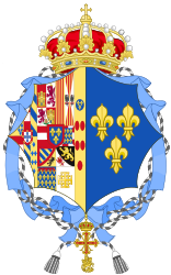 Coat of arms used as Dowager Duchess (since 2015)