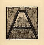 Bookplate for the books of Franz Anderle