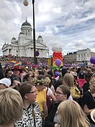 Helsinki Pride, Senate Square in Finland, 2019