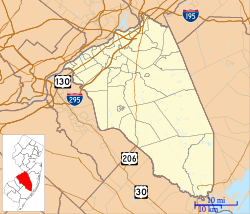 Moorestown is located in Burlington County, New Jersey