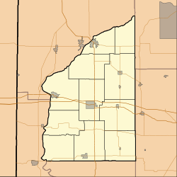 Harveysburg is located in Fountain County, Indiana