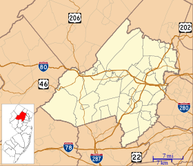 George Washington is located in Morris County, New Jersey
