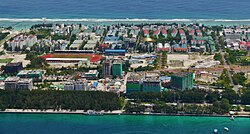 Aerial view of Hulhumalé in 2018