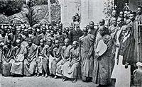 Henry Olcott and Buddhists (Colombo, 1883).