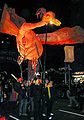 Image 7A Phoenix rises to new life at the Village Halloween Parade fifty days after the September 11, 2001, terrorist attacks (from Culture of New York City)