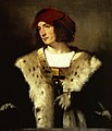 Tizian: Mann mit roter Mütze