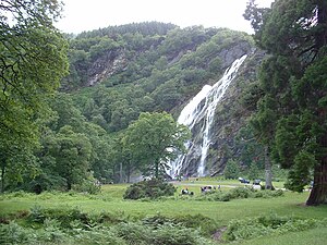 The waterfall in July 2008