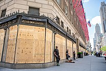 Saks Fifth Avenue in New York City, June 7