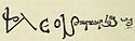 Levon II Լևոն Բ's signature