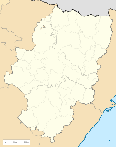 Zaragoza barracks bombing is located in Aragon