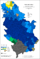 Ethnic structure of Serbia by municipalities 2011.