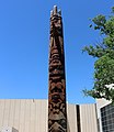 Totem pole by Lelooska Smith at Denver Museum of Nature and Science