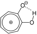 α-Tropolon mit ebenem Siebenring als 6π-Elektronen-Aromat