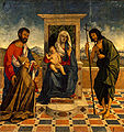 The Virgin with Child and Saints adored by Doge Leonardo Loredan, by Vincenzo Catena, 1506, Doge's Palace, Venice