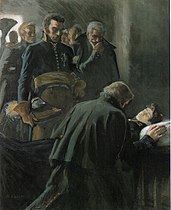 The Death of Wilhelm von Schwerin, Albert Edelfelt, 1900