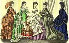Dresses featuring the Bustle & Polonaise