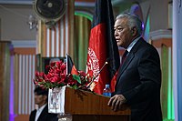 Abbas Noyan is a politician, who served as a member of the Afghanistan Parliament, representative of the people of Kabul province from 2005 to 2010. He is the former Afghanistan's ambassador to Sweden.