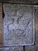 VI: Trajan’s equestrian statue crushing the enemy under the legs of the horse (Gramatopol)