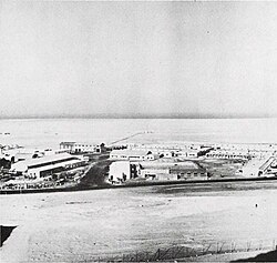 Aerial view of Dukhan in 1959
