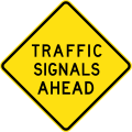 (W3-203) Traffic Signals ahead (used in New South Wales)