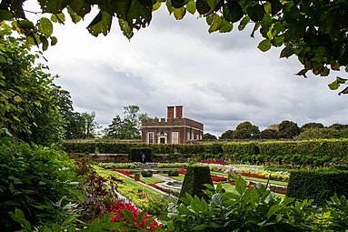 The banqueting house at Hampton Court Palace