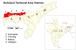 Bodoland Territorial Region Within India