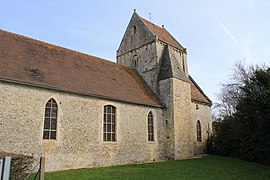 The church in Bretteville-le-Rabet