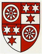 Wappen des Dietrich Schenk von Erbach (1390–1459) als Erzbischof von Mainz.
