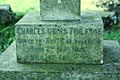 Headstone of Charles Obins Torlesse