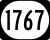 Kentucky Route 1767 marker