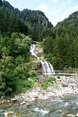 Waterfall near Faido village