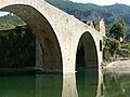Brücke über den Fluss Tarn in Sainte-Enimie