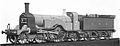 GNR Stirling 4-2-2 locomotive with domeless boiler