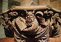 Moses on the baptismal font in the Church of St. Amandus