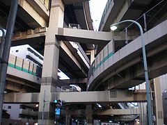 Hakozaki Interchange – Anschlussstelle an japanische Hochautobahnen