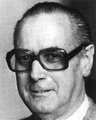 Hans Hürlimann 5. Dezember 1973 bis 31. Dezember 1982