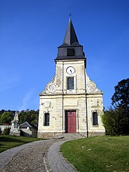 The church in Heilly
